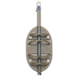 Preston innovations P0040021 Method Эластичная плоская кормушка XL Коричневый Brown 30 g 