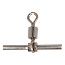 Купить Sea monsters SM105010 Cross-Line 0.8 Mm Вертлюги Серебристый Silver 10  7ft.ru в интернет магазине Семь Футов