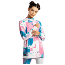 Siroko SRKSBLC1P11SLUSHWATERCOLOR-L Базовый слой с длинным рукавом Slush Watercolor Многоцветный Gum Pink / Electric Blue L