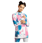 Siroko SRKSBLC1P11SLUSHWATERCOLOR-L Базовый слой с длинным рукавом Slush Watercolor Многоцветный Gum Pink / Electric Blue L