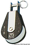 Одношкивный блок на усиленных шарикоподшипниках с поворотной вилкой Viadana Wind Speed 34 мм 300 - 700 кг 8 мм, Osculati 55.065.08