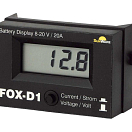 SUNWARE 13810001 Дисплей батареи FOX D1 / версия для верхнего монтажа