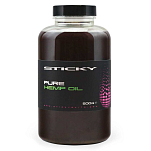 Sticky baits HO5 Pure Hemp 500ml Добавки для жидкой приманки Бесцветный Brown