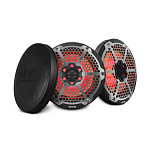 Динамики двухполосные DS18 NXL-8M/BK Ø203мм 35Гц—23кГц 125-375Вт 4Ом IP65 светодиодная RGB-подсветка литой полипропилен с сеткой из нержавеющей стали AISI316 черные