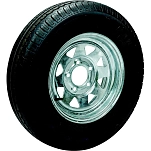 Seachoice 50-53401 Колесо ST175/80R13C/5H KR35 Серебристый Black / Grey 33 cm