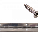 Непрерывный шарнир из нержавеющей стали / ленточный шарнир / Ширина: 40 мм