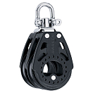 Купить Harken 2662 Carbo 75 Mm Двойной шкив Черный  Black / Silver 7ft.ru в интернет магазине Семь Футов