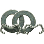 Tiedown engineering 241-86252 Роликовый фиксатор Серебристый