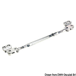 Tie bars with brackets for twin outboard engine/du, 45.156.28