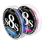 Seaspin 6081 S8S X8 Плетеный 150 m Белая  Blue 0.130 mm 