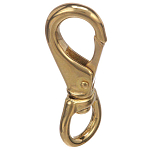 Seachoice 50-36901 Вертлюг с защелкой для глаз Золотистый Brass 3 