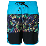 Oakley FOA404818-9DI-38 Плавки Neon Palms 19´´ Многоцветный Blue Palm Block Print 38