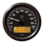VDO a2c59512370 Спидометр 0-200 км/ч Black 15x15x10