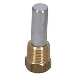 Super marine ANO5460 Yanmar Стержень цинковый анод Золотистый Grey 12 x 30 mm