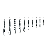 Expert predator 48116 Вертлюжок с застежкой Chain 6 Единицы Серебристый Grey 10