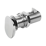 Пружинная магнитная защелка запор Flush Lock с овальной кнопкой тип A, Osculati 38.179.45