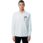 North sails 692334-0105-XXL Поло с длинным рукавомным рукавом Logo 692334 Белая Marshmallow 2XL