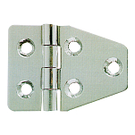 Forniture nautiche italiane 4949210 55x40x1.5 mm Петля из нержавеющей стали Золотистый Silver