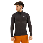 Salewa 00-0000027967-0870-50/L Базовый слой с длинным рукавом Zebru Responsive Серый Onyx L
