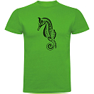 Купить Kruskis CA65500583K211 Футболка с коротким рукавом Seahorse Tribal Зеленый Green 2XL 7ft.ru в интернет магазине Семь Футов