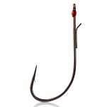 Mustad AG34045-3/0-5A Alpha-Grip Finesse Крючки С Одним Глазком TitanX 3/0