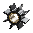 Крыльчатка охлаждения Honda BF4.5-8, Omax 19210881A01_OM