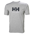 Купить Helly hansen 33979_950-S Футболка с коротким рукавом Logo Серый Grey Melange S 7ft.ru в интернет магазине Семь Футов