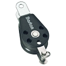 Купить Barton marine 7802091 Блок с неподвижной проушиной и чекой 35x12 mm Black 25x20x20 8 mm 7ft.ru в интернет магазине Семь Футов