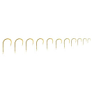 Купить Asari A001DS-2 Chinu Laser Carbon Крюк Золотистый  Gold (25 pcs) 2  7ft.ru в интернет магазине Семь Футов