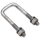 Купить Seachoice 50-57401 SQ U-Bolt Зажим оси с пластиной 1/2´´-13 Серебристый Grey 1 9/16 x 4 1/16 x 2´´  7ft.ru в интернет магазине Семь Футов