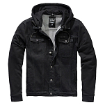 Brandit 9539-196-M Рубашка с длинным рукавом Cradock Denim Черный Black / Black M