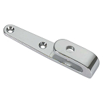 Foresti & suardi 4949003 Крюк для лестницы из хромированной латуни Silver 105 x 20 x 20 mm 