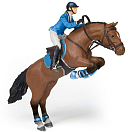 Купить Papo 905051560 Девушка прыгает с лошади Фигура Многоцветный 7ft.ru в интернет магазине Семь Футов