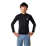 Rip curl 13bbrv_0090_12 Rash guard с длинным рукавом и полной молнией Eternal Shred Black 55x40x30 12 Years