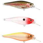 SPRO 004382-00454-00000-00 Ikiru Shad SUS SL Пескарь 70 мм 10 г Многоцветный Firetiger