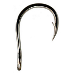 Mustad 10881NP-DT-9/0-U03 Ultrapoint Jigging Колючий Одноглазый Крючок Серебристый Duratin 9/0 