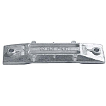 Martyr anodes 194-CM06411ZV5M Honda Transom Bar Mag Анод Серый  Grey Small 