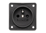 BERKER 961952505 Розетка с заземлителем Франция/Бельгия/антрацит, матовый