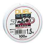 Duel 398380 H.D. Carbon Pro 100 S Fluorocarbon 100 M Белая 0.440 mm 