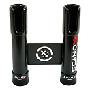 Купить Seanox 498007 2 Удочки Черный резиновый держатель стержня Черный Black 7ft.ru в интернет магазине Семь Футов