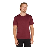 Icebreaker 10303301CXXL Базовый слой с коротким рукавом Merino 150 Anatomica Красный Port 2XL