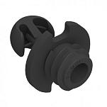 Клипса вставная резьбового монтажа Fastmount PC-M2H нагрузка до 10кг из чёрного пластика