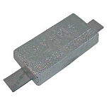 Super marine ANO904 800g Приварной цинковый анод  Grey 80 x 75 x 20 mm