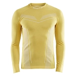 Craft 1906729-552000-8 Базовый слой с длинным рукавом Pro Control Seamless Желтый Yellow 2XL