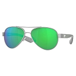 Costa 06S4006-40060956 Поляризованные солнцезащитные очки Loreto Mirror Oc Ocearch Silver Green Mirror 580P/CAT2