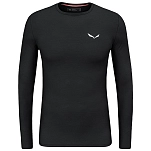 Salewa 00-0000028205-0911-50/L Базовый слой с длинным рукавом Cristallo Warm Alpine Merino Responsive Черный Black Out L