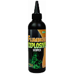 Pro elite baits C8434198 Fulminow Explosive Scopex 200ml Добавки для жидкой приманки Золотистый Black