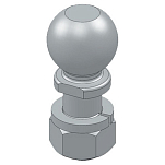 Blue ox 123-BXW4049 13K Номинальный сцепной мяч Серебристый Grey 2-5/16´´ 