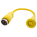 Купить Hubbell 36-HBL61CM55 Адаптер Женский 50A 125V Twist Lock 30A Крутить Замок К Мужской 50A 125V Twist Lock Золотистый Yellow 7ft.ru в интернет магазине Семь Футов