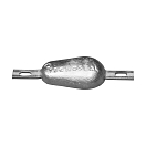 Купить Цинковый каплевидный анод Tecnoseal 00351/1 135x87x35мм с болтовым креплением 250x25x5мм 7ft.ru в интернет магазине Семь Футов